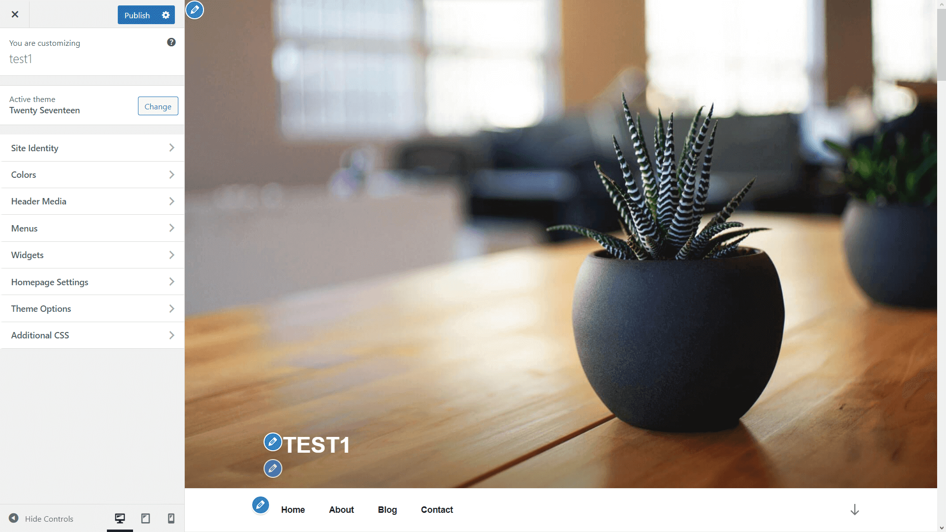 wordpress edit theme