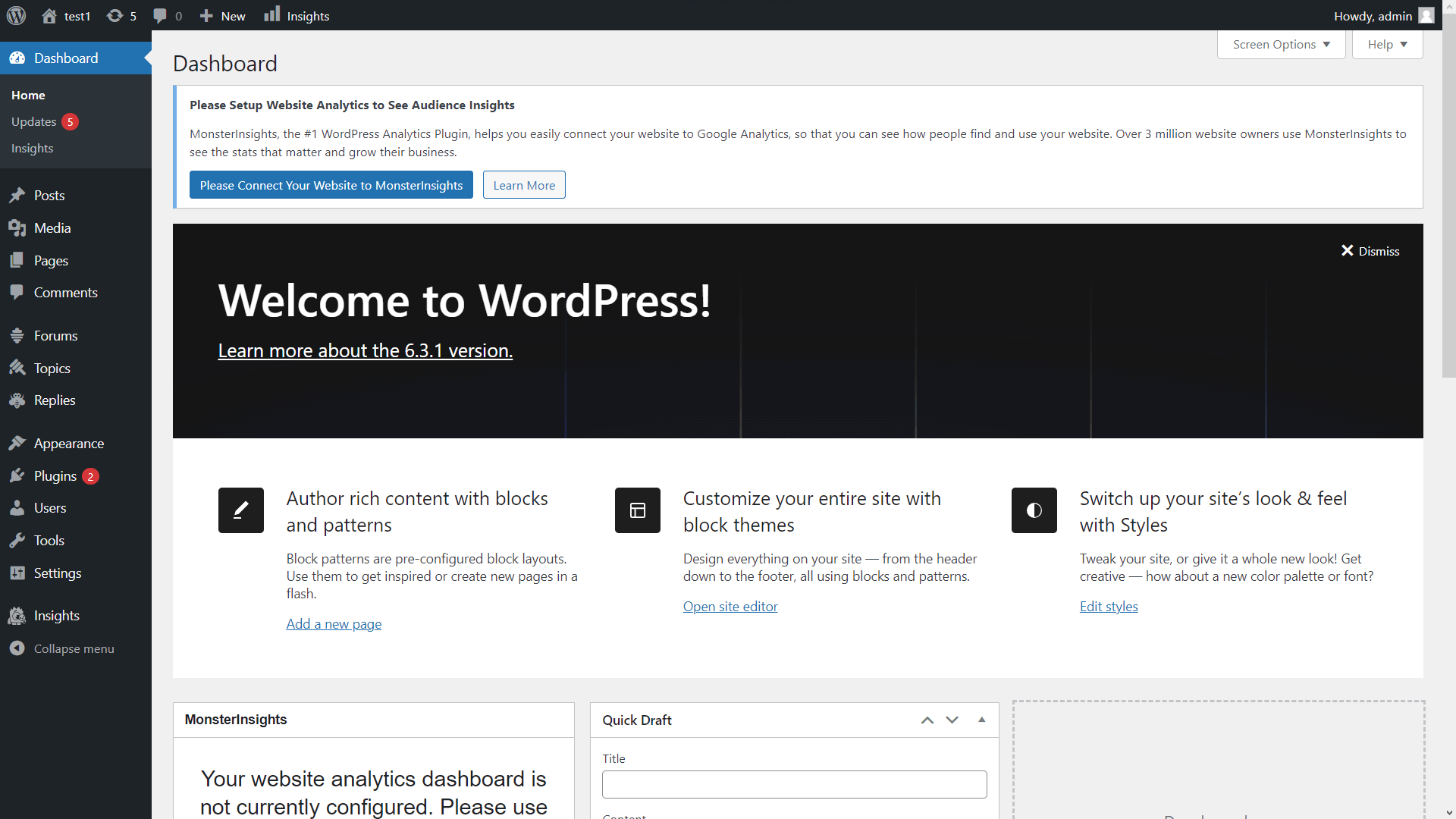 wordpress main